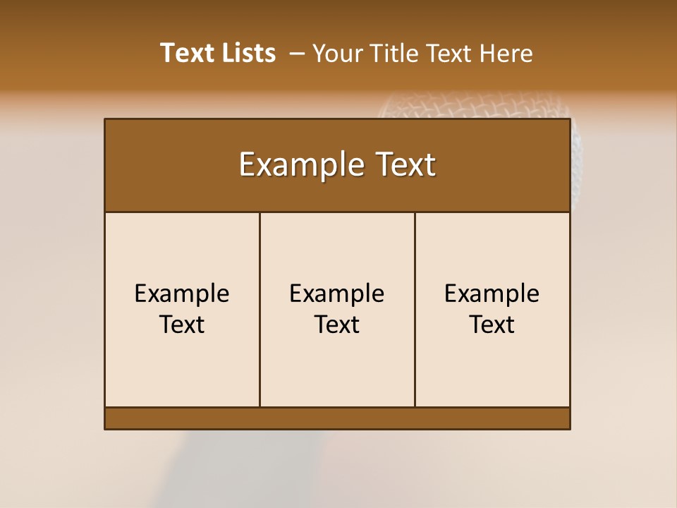 Speech Audio Closeup PowerPoint Template