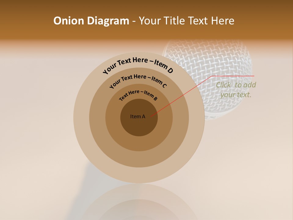 Speech Audio Closeup PowerPoint Template