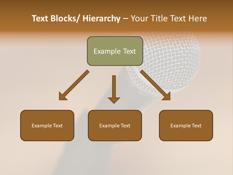 Speech Audio Closeup PowerPoint Template