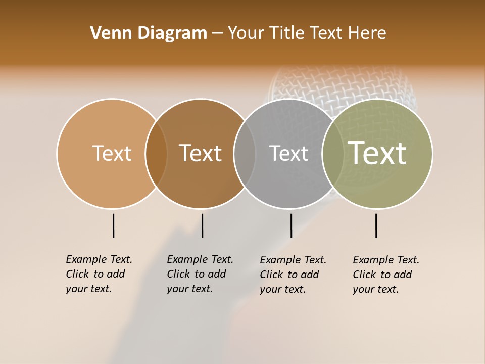 Speech Audio Closeup PowerPoint Template