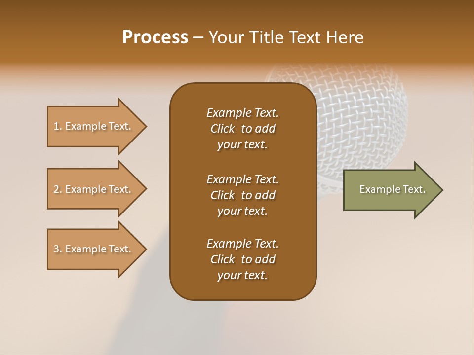 Speech Audio Closeup PowerPoint Template