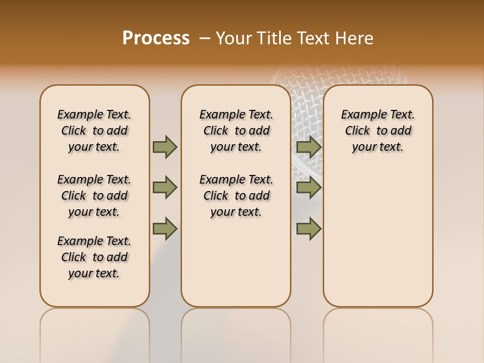 Speech Audio Closeup PowerPoint Template