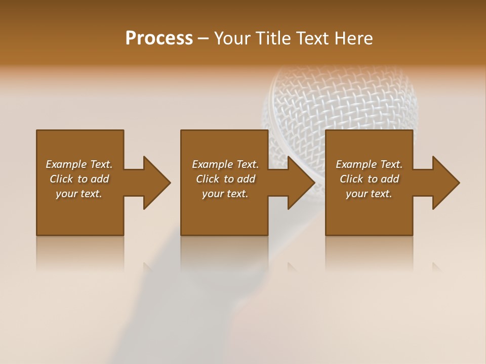 Speech Audio Closeup PowerPoint Template