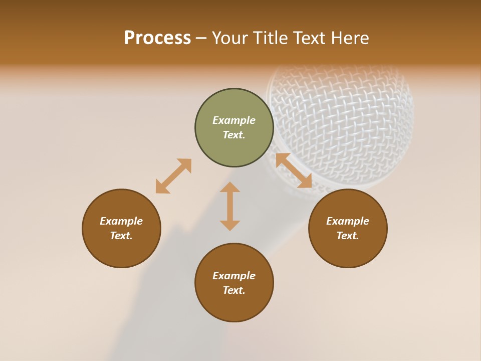 Speech Audio Closeup PowerPoint Template