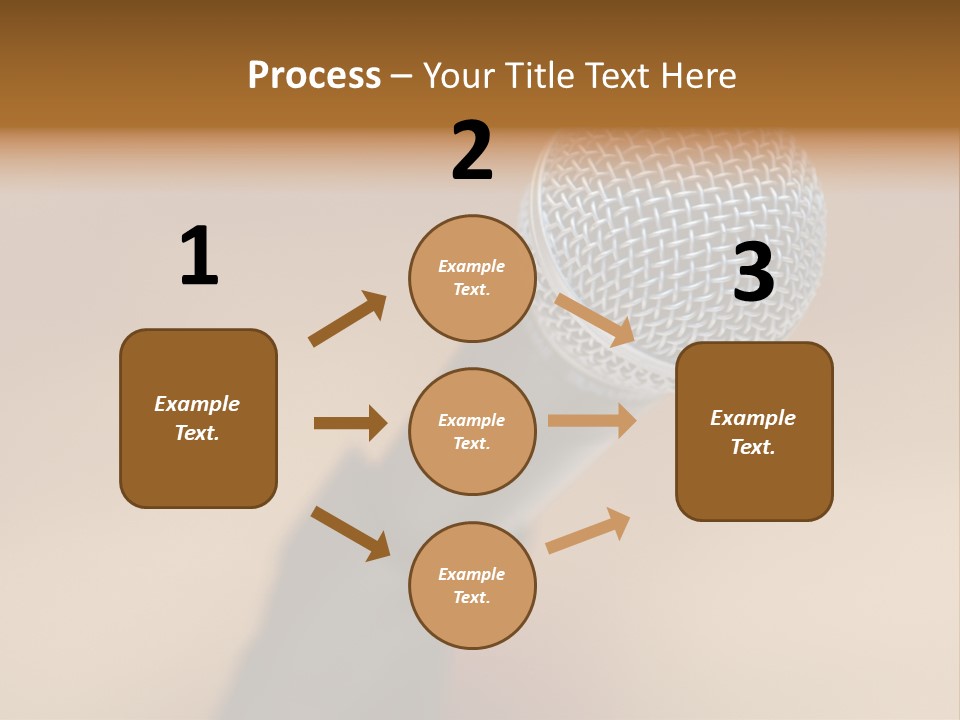 Speech Audio Closeup PowerPoint Template