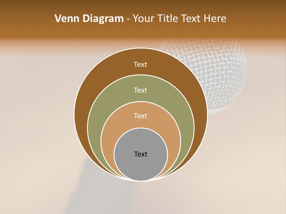 Speech Audio Closeup PowerPoint Template