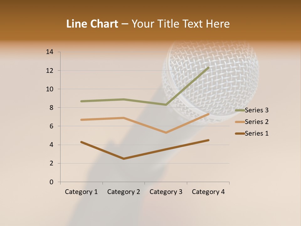 Speech Audio Closeup PowerPoint Template