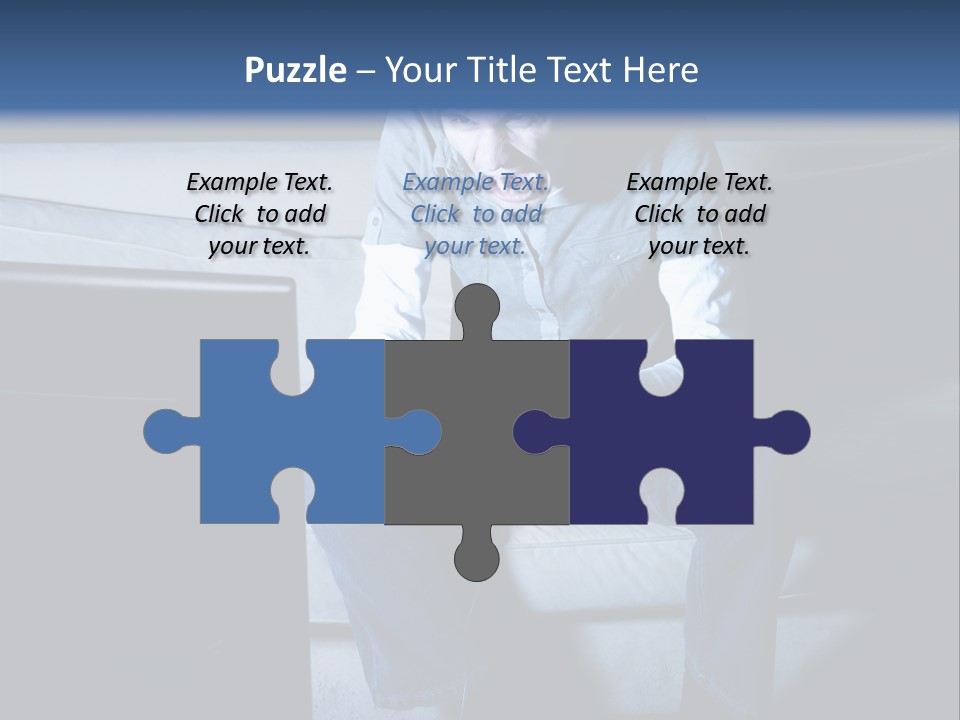 Fragrances Summer Puzzles PowerPoint Template