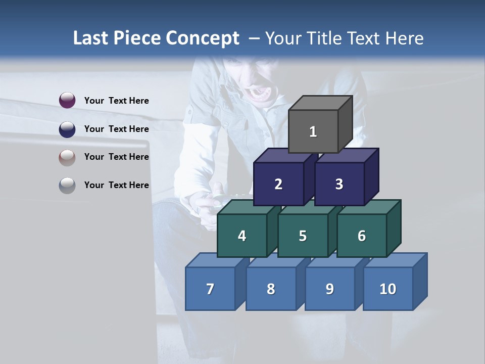 Fragrances Summer Puzzles PowerPoint Template