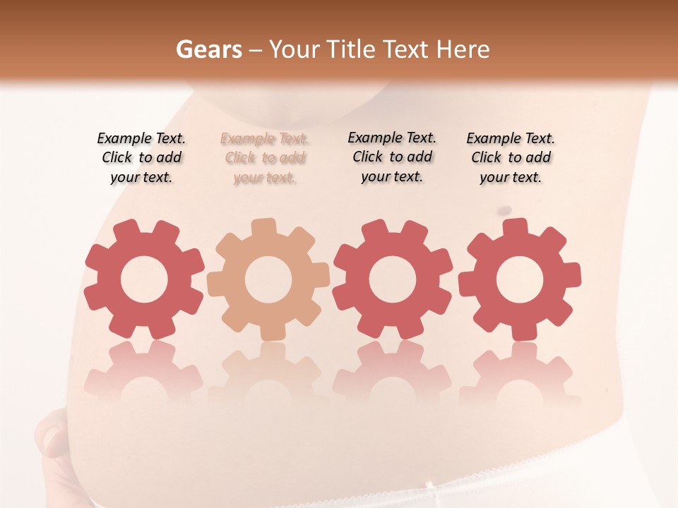 Greeting Cards Puzzles White PowerPoint Template