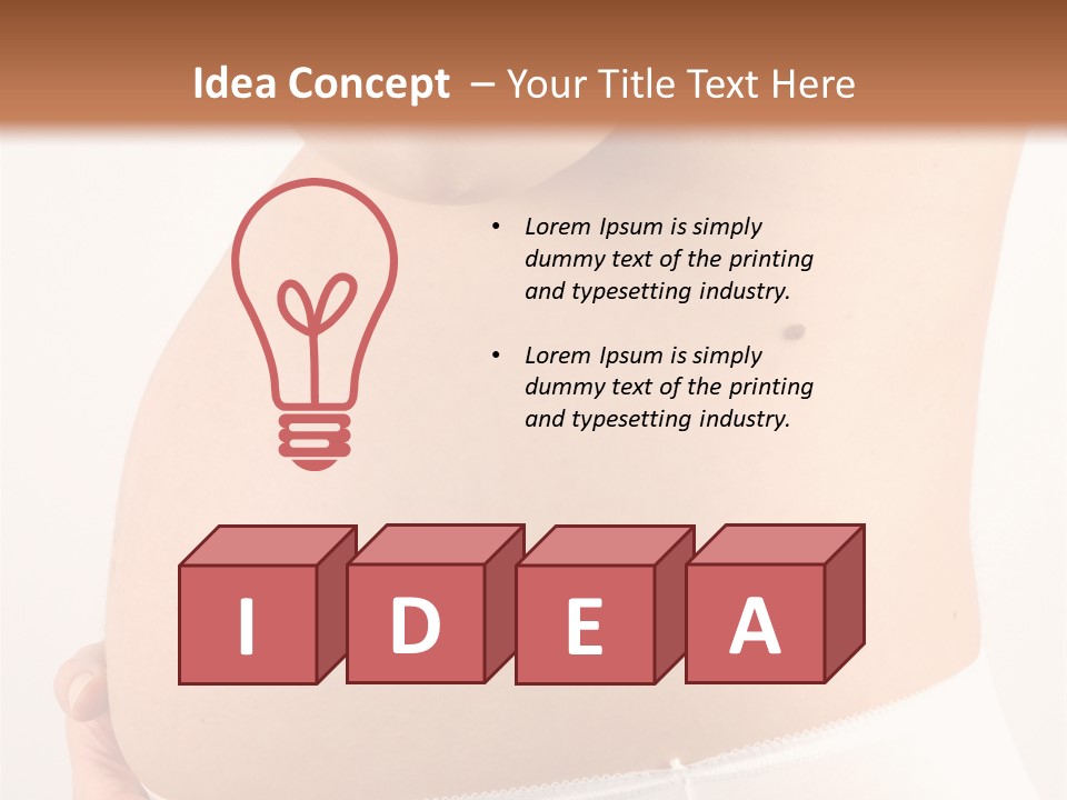 Greeting Cards Puzzles White PowerPoint Template