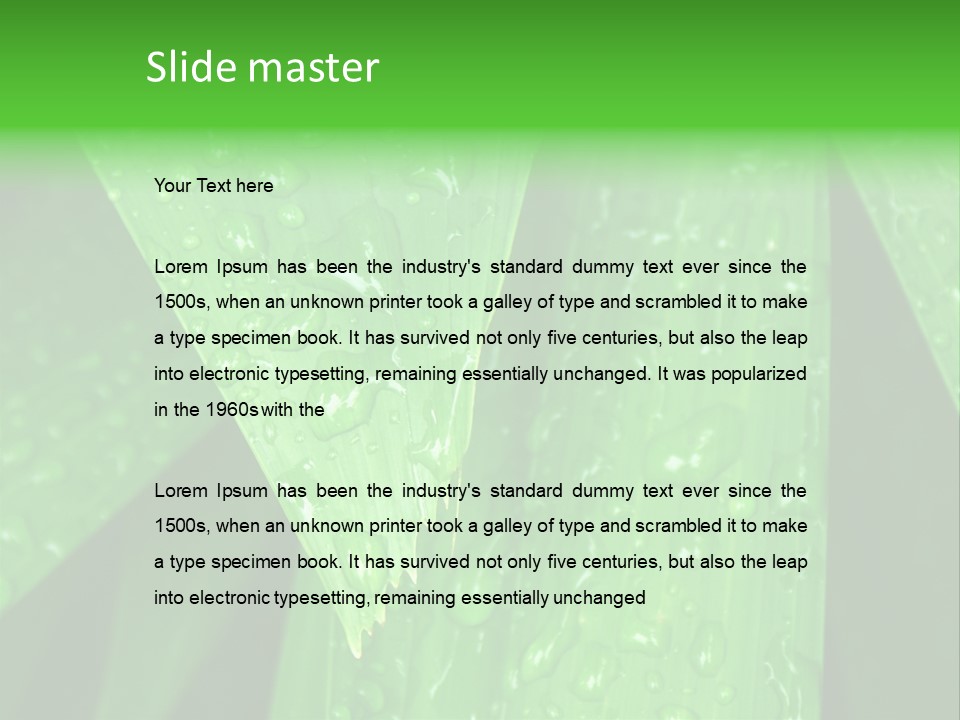 Flowers Decoration Group PowerPoint Template