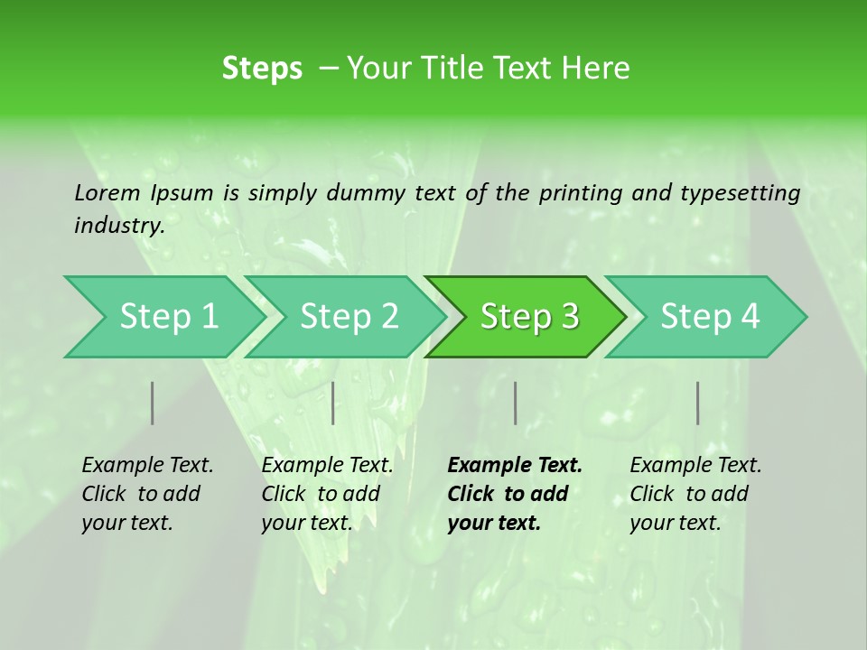 Flowers Decoration Group PowerPoint Template