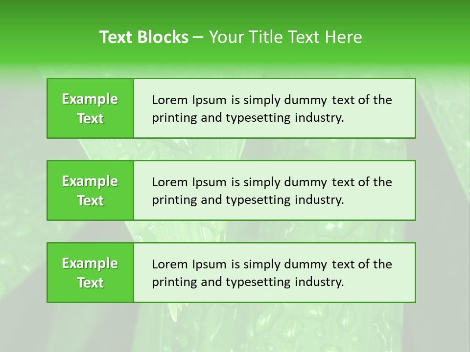 Flowers Decoration Group PowerPoint Template