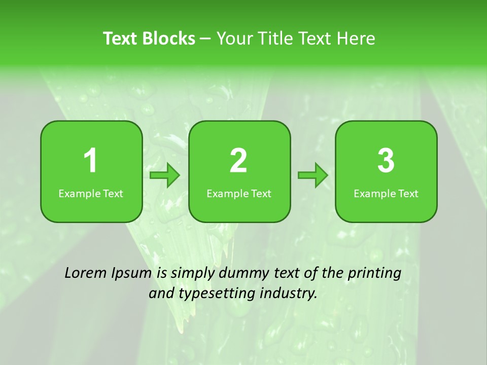 Flowers Decoration Group PowerPoint Template