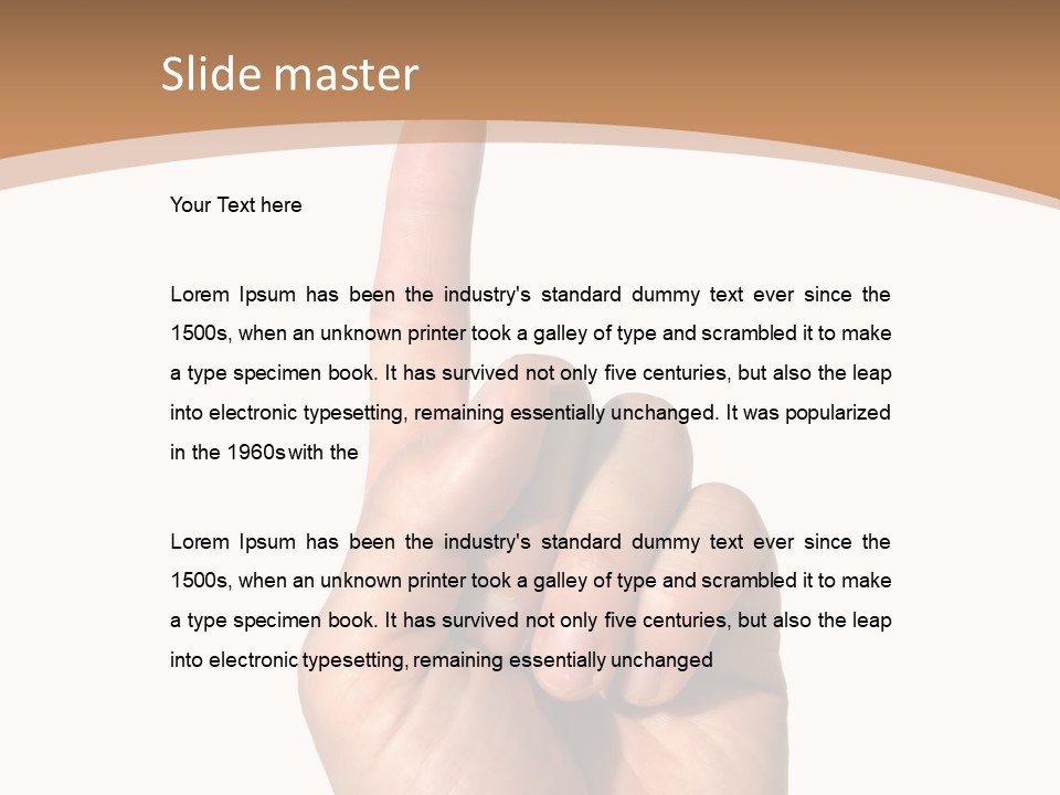 Summer Bunches Plant PowerPoint Template