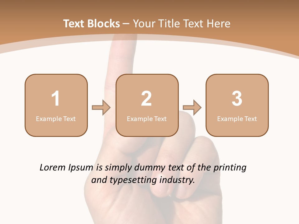Summer Bunches Plant PowerPoint Template