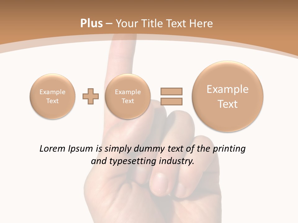 Summer Bunches Plant PowerPoint Template