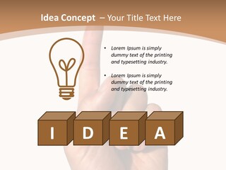 Summer Bunches Plant PowerPoint Template