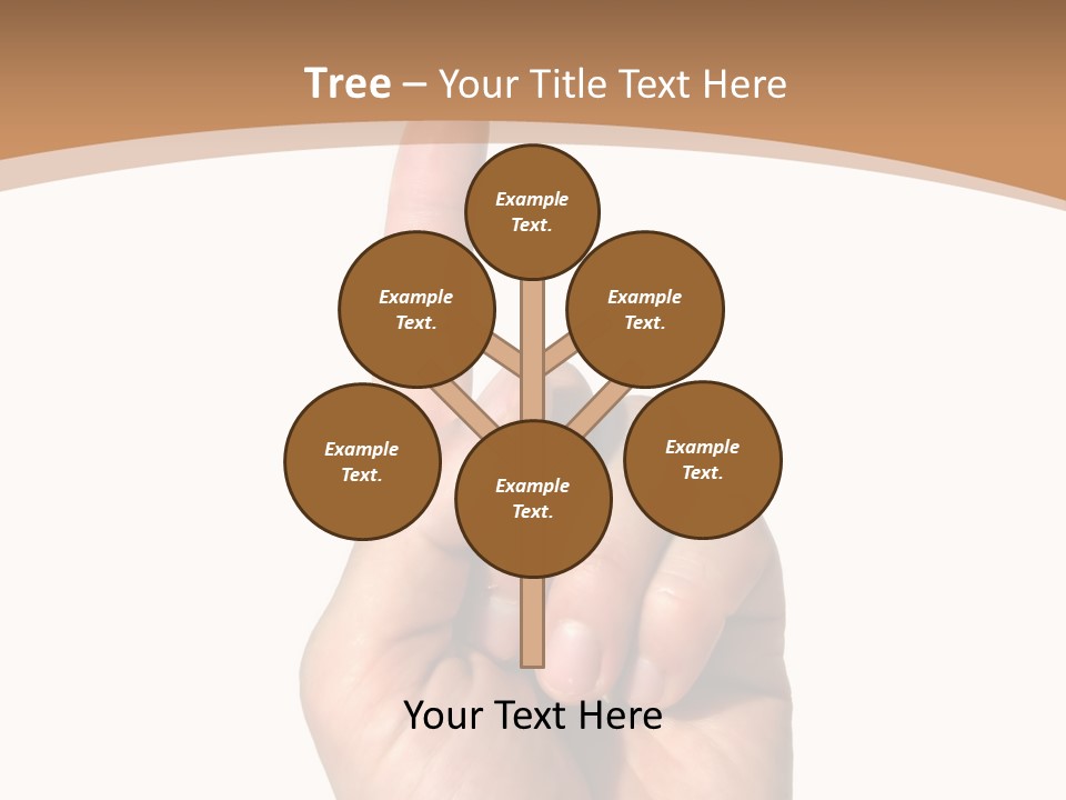Summer Bunches Plant PowerPoint Template