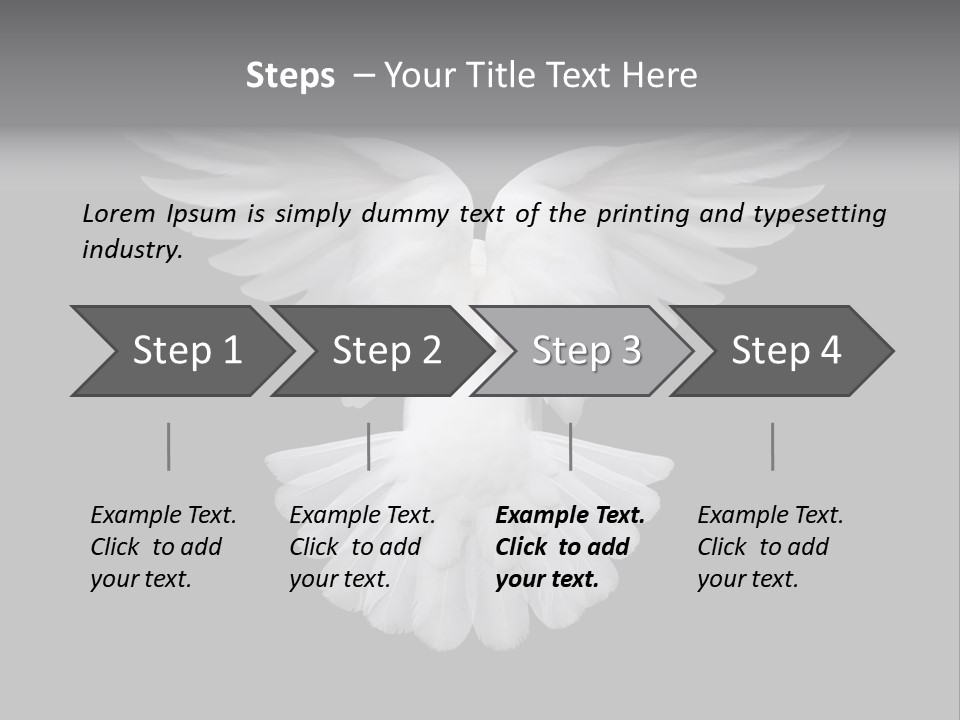 Bird Holy Hope PowerPoint Template