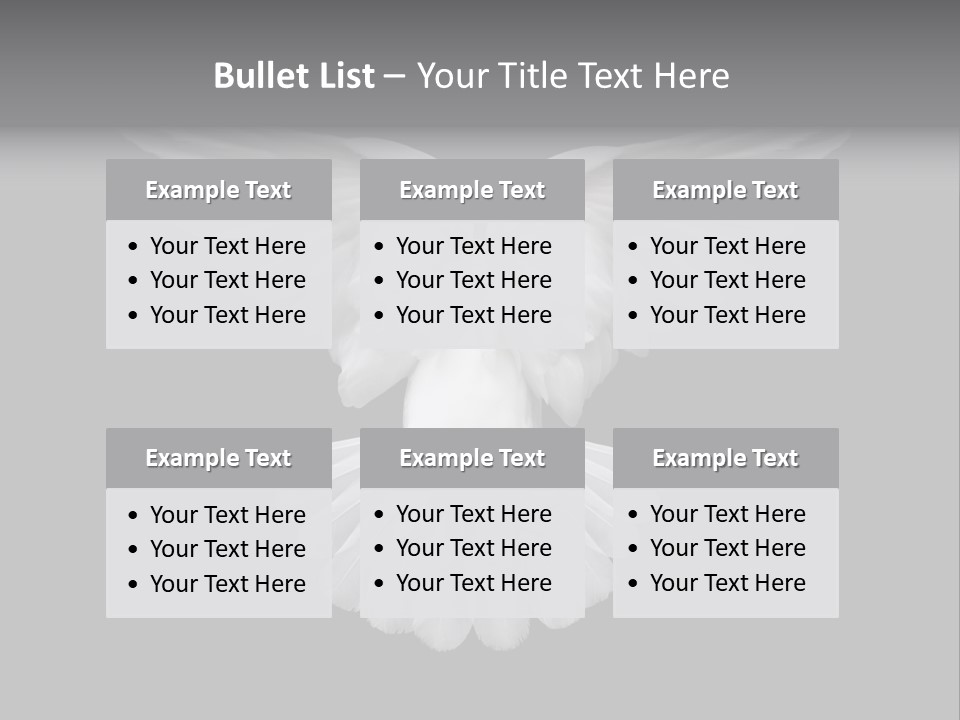 Bird Holy Hope PowerPoint Template