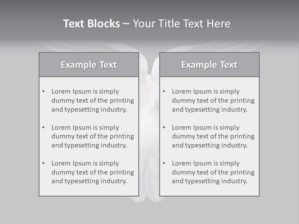 Bird Holy Hope PowerPoint Template