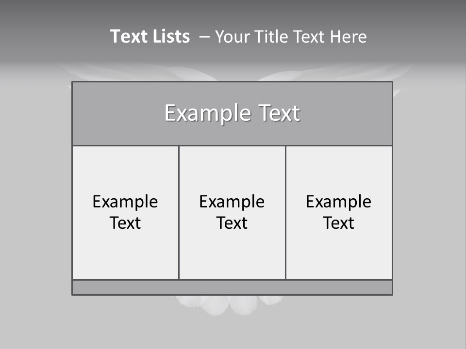 Bird Holy Hope PowerPoint Template