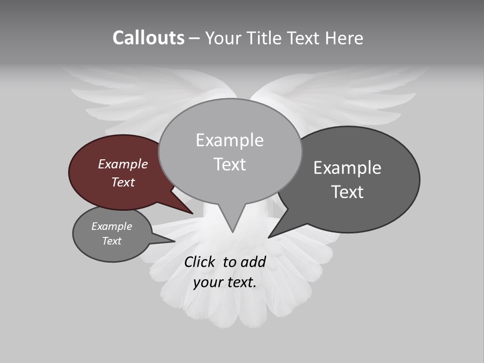 Bird Holy Hope PowerPoint Template