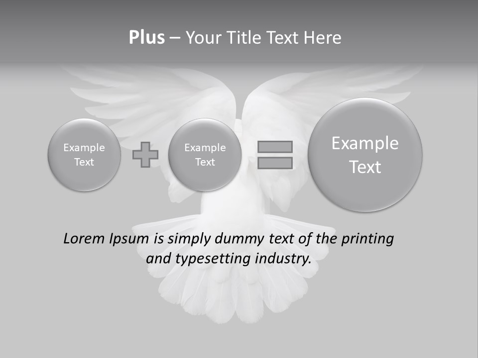 Bird Holy Hope PowerPoint Template