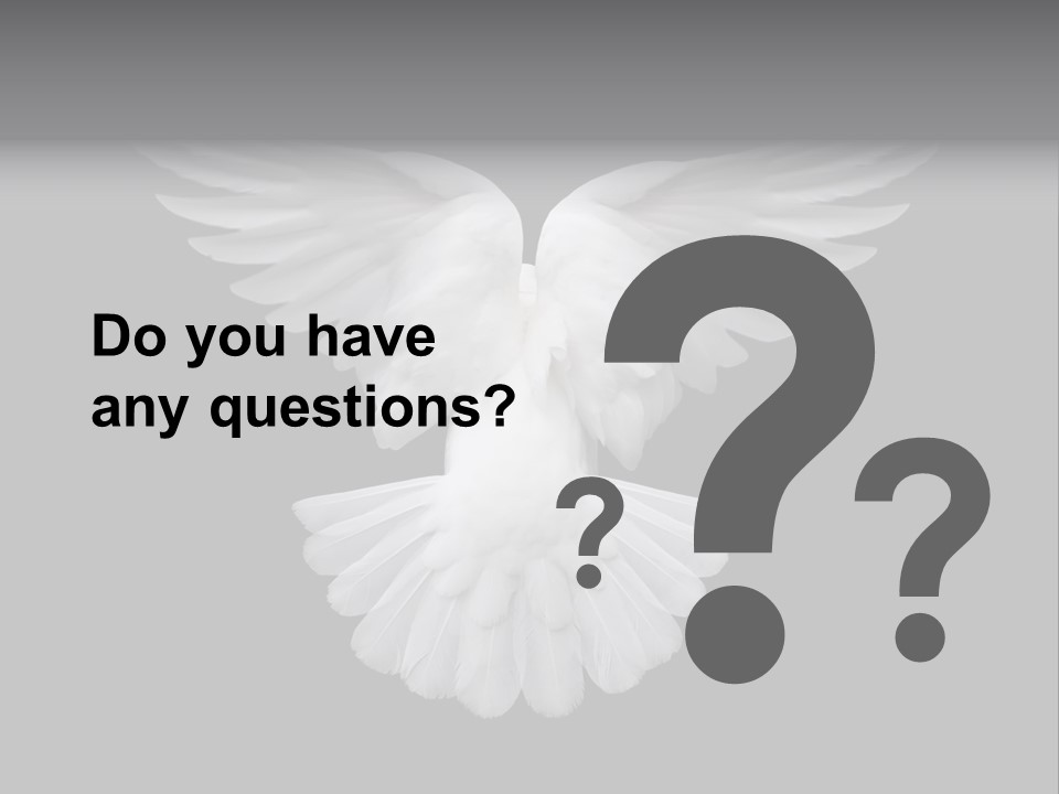 Bird Holy Hope PowerPoint Template