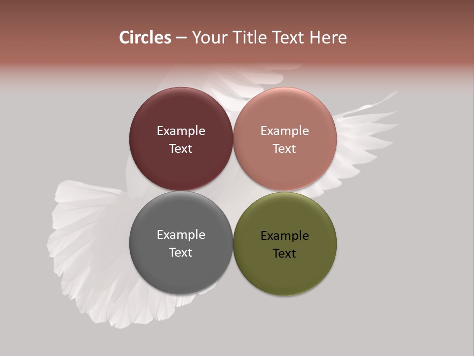 Flying Hope Holy PowerPoint Template