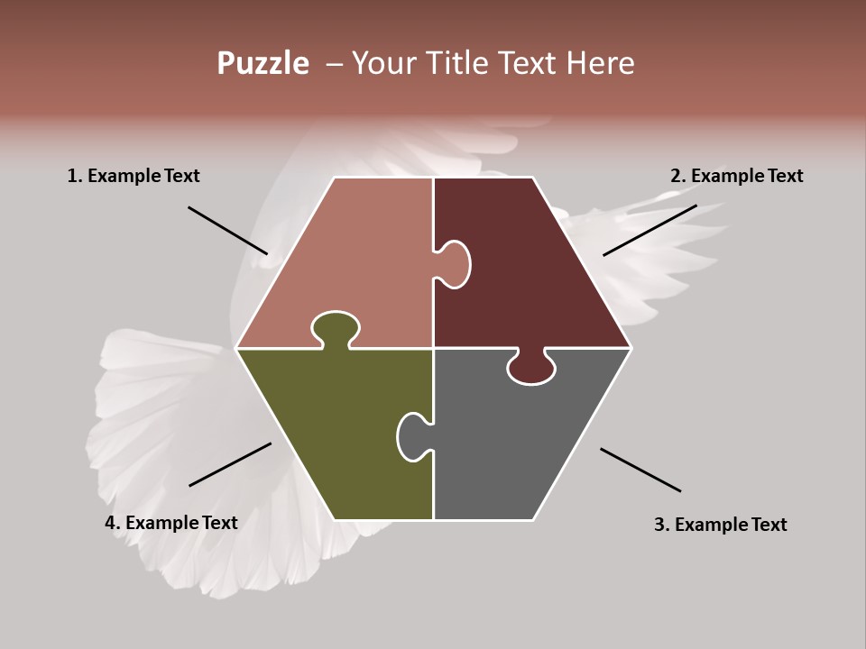 Flying Hope Holy PowerPoint Template