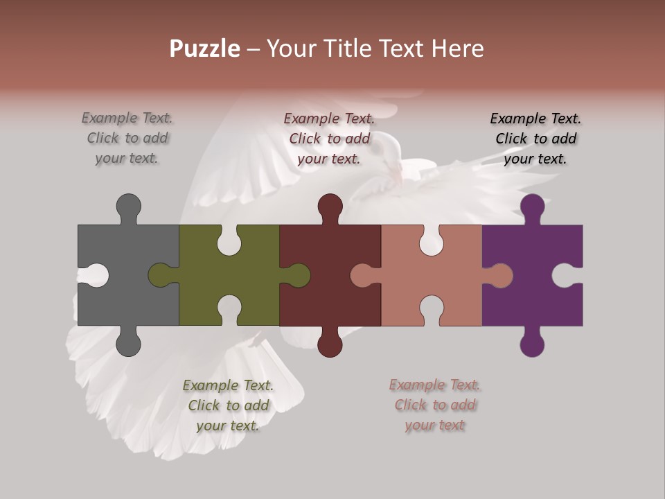 Flying Hope Holy PowerPoint Template