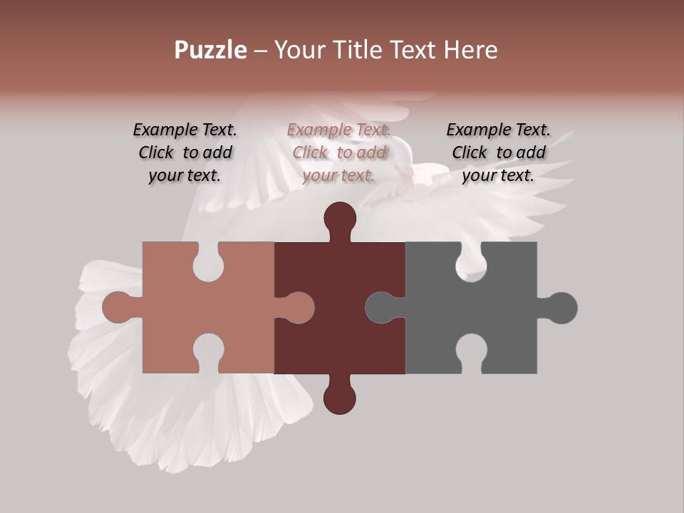 Flying Hope Holy PowerPoint Template