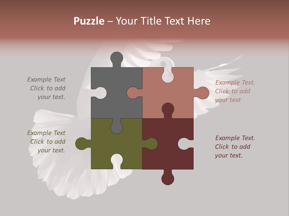 Flying Hope Holy PowerPoint Template