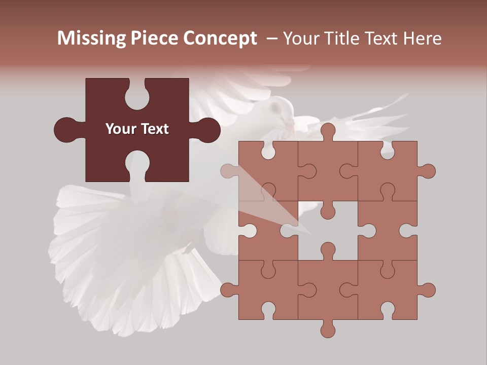 Flying Hope Holy PowerPoint Template