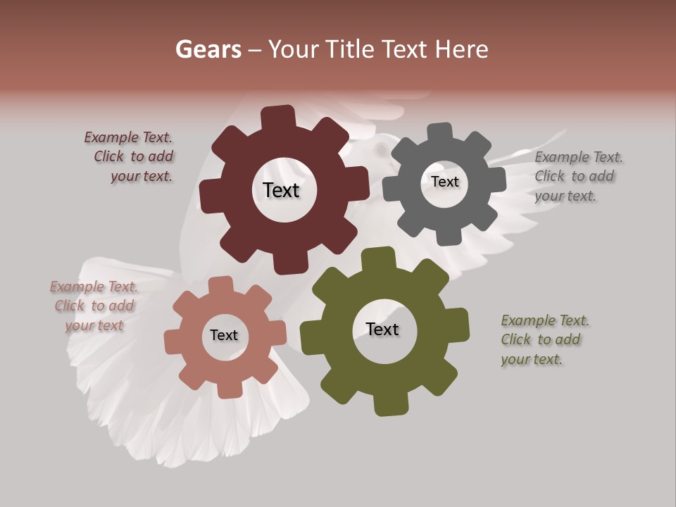 Flying Hope Holy PowerPoint Template