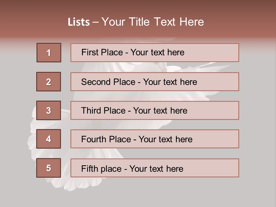 Flying Hope Holy PowerPoint Template