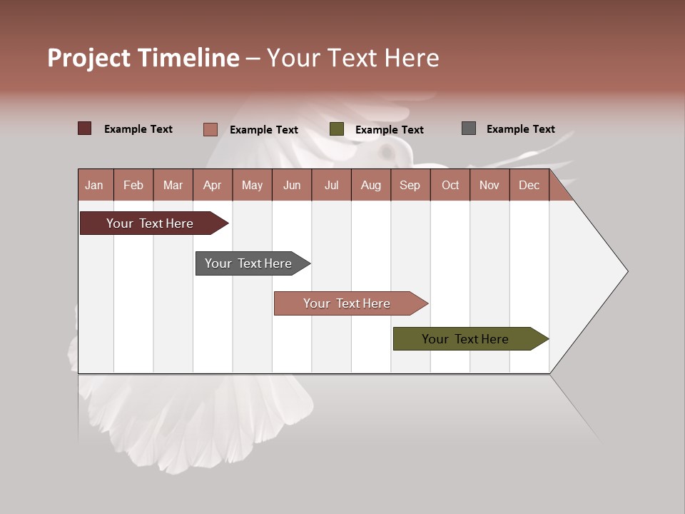 Flying Hope Holy PowerPoint Template