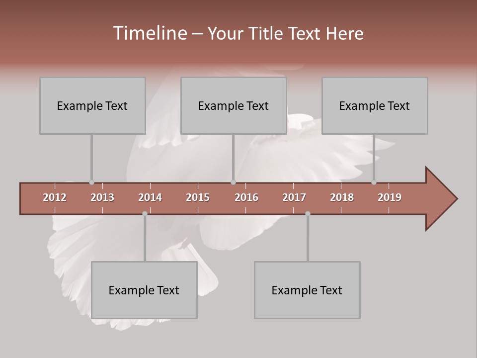 Flying Hope Holy PowerPoint Template