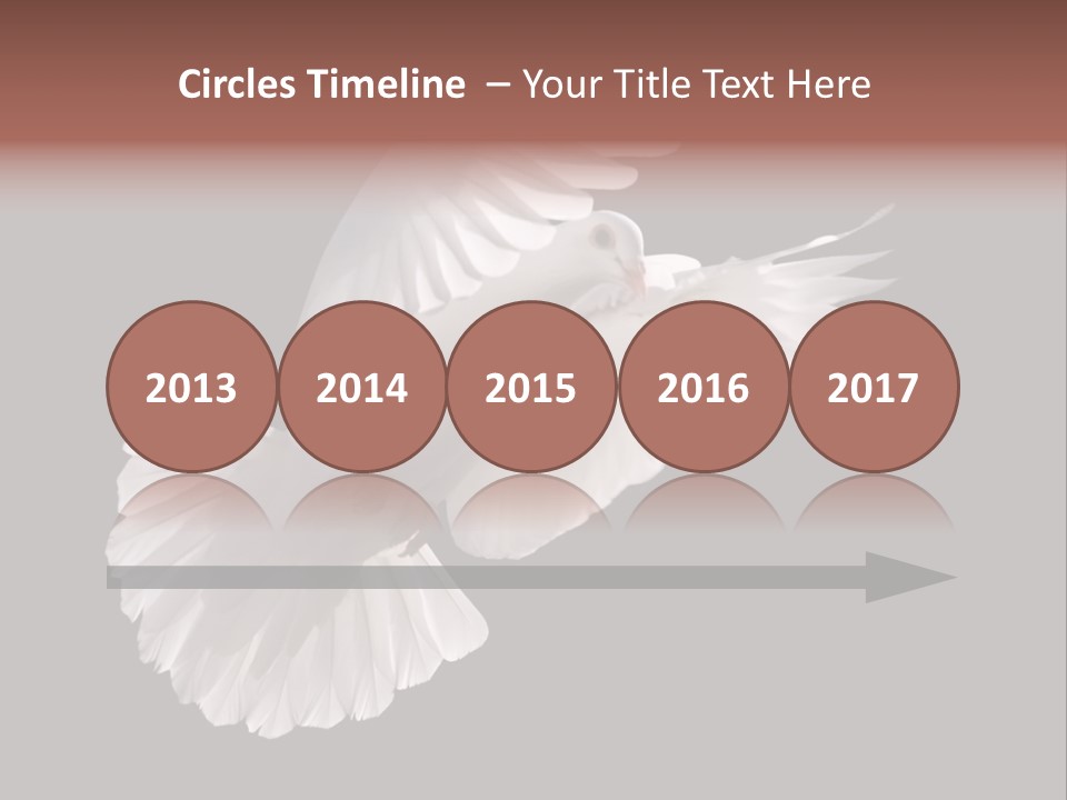 Flying Hope Holy PowerPoint Template