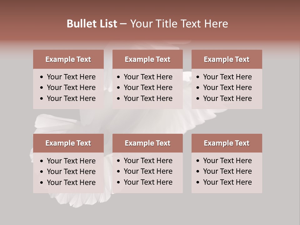 Flying Hope Holy PowerPoint Template