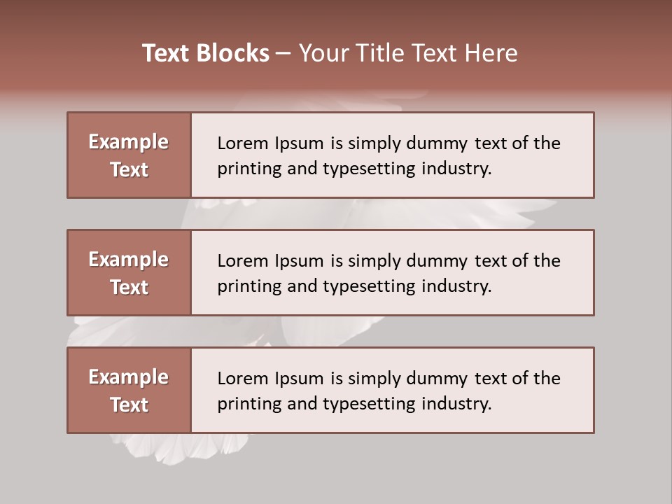 Flying Hope Holy PowerPoint Template