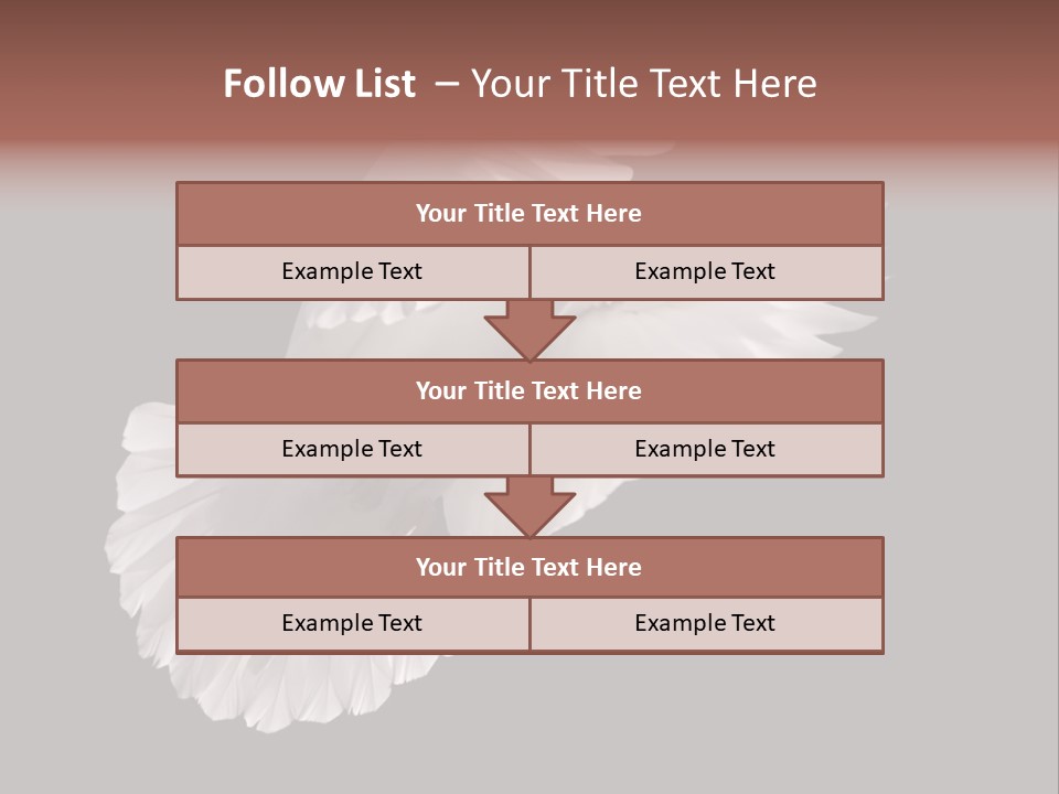 Flying Hope Holy PowerPoint Template