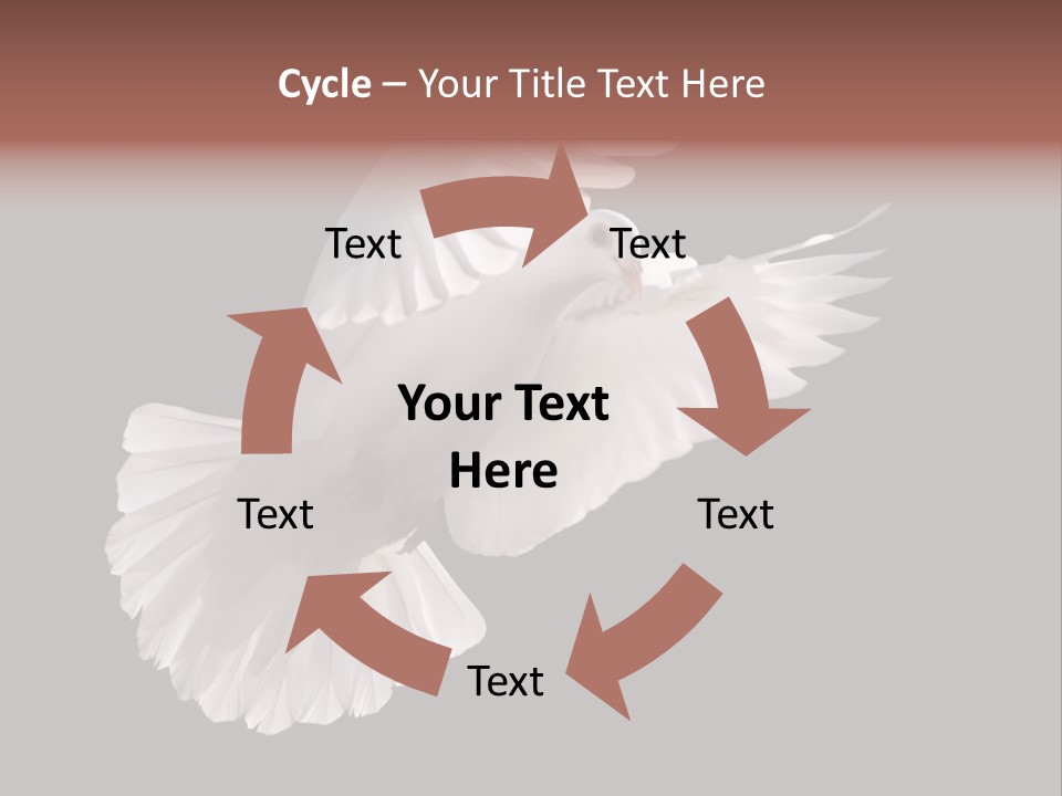 Flying Hope Holy PowerPoint Template