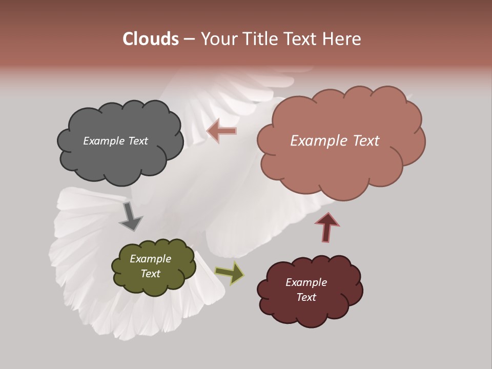 Flying Hope Holy PowerPoint Template