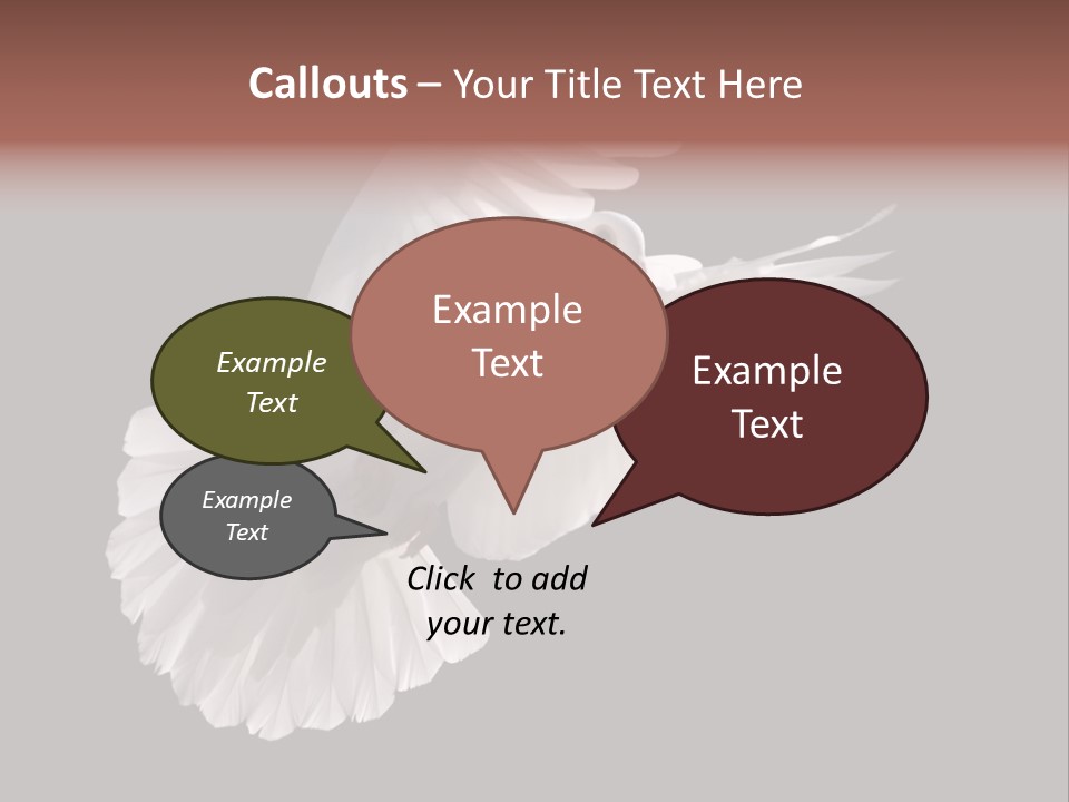 Flying Hope Holy PowerPoint Template