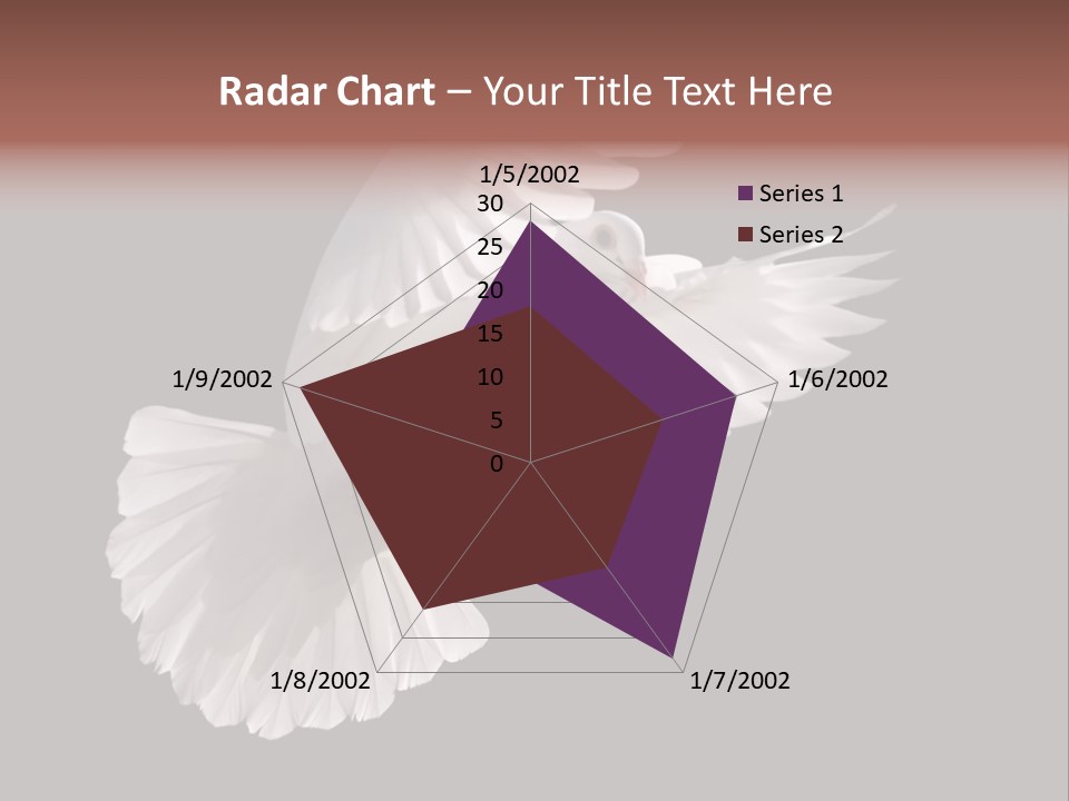 Flying Hope Holy PowerPoint Template