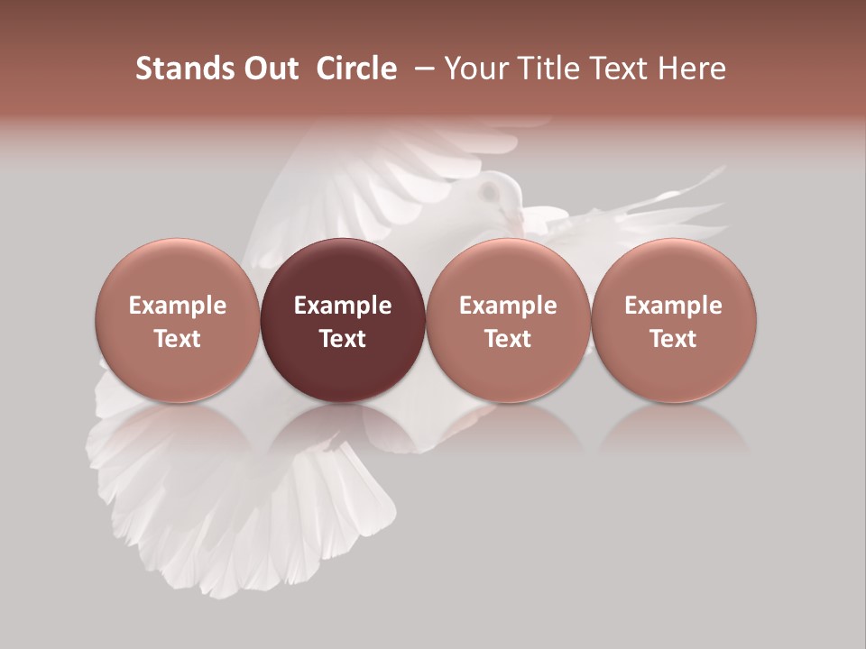 Flying Hope Holy PowerPoint Template